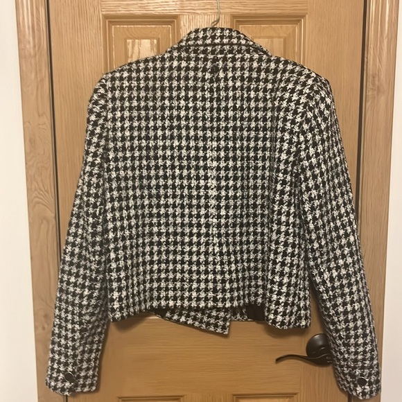 Maison d’amelie houndstooth cropped blazer size 10 - Picture 4 of 4